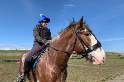 Confident riding